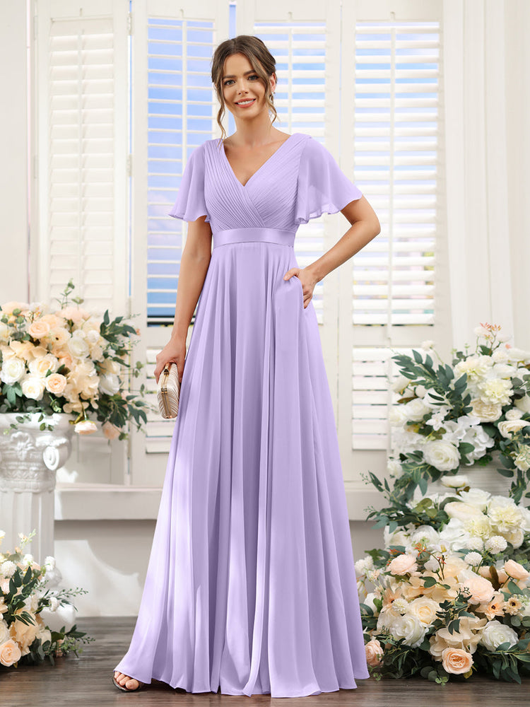 Lilac bridesmaid dresses outlet short