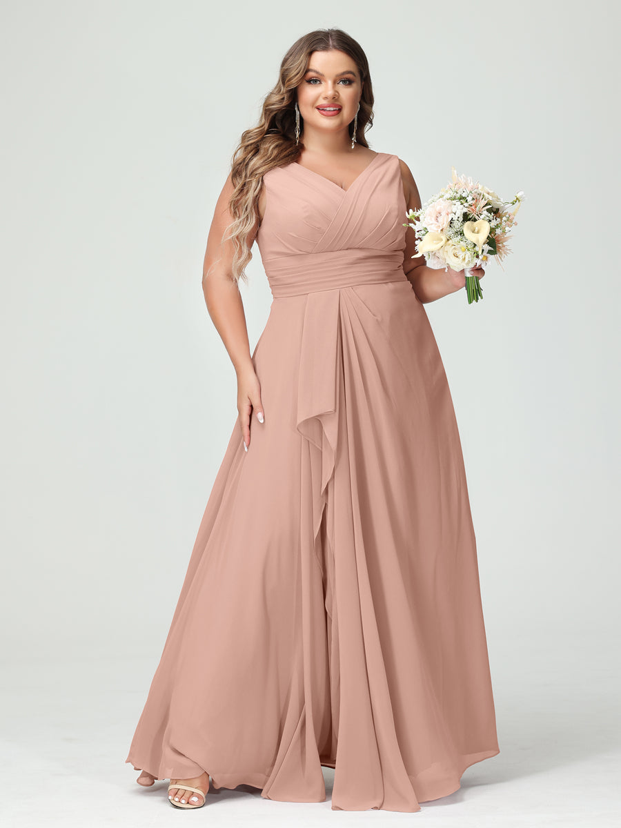 Plus size bridesmaid dresses dusty rose hotsell