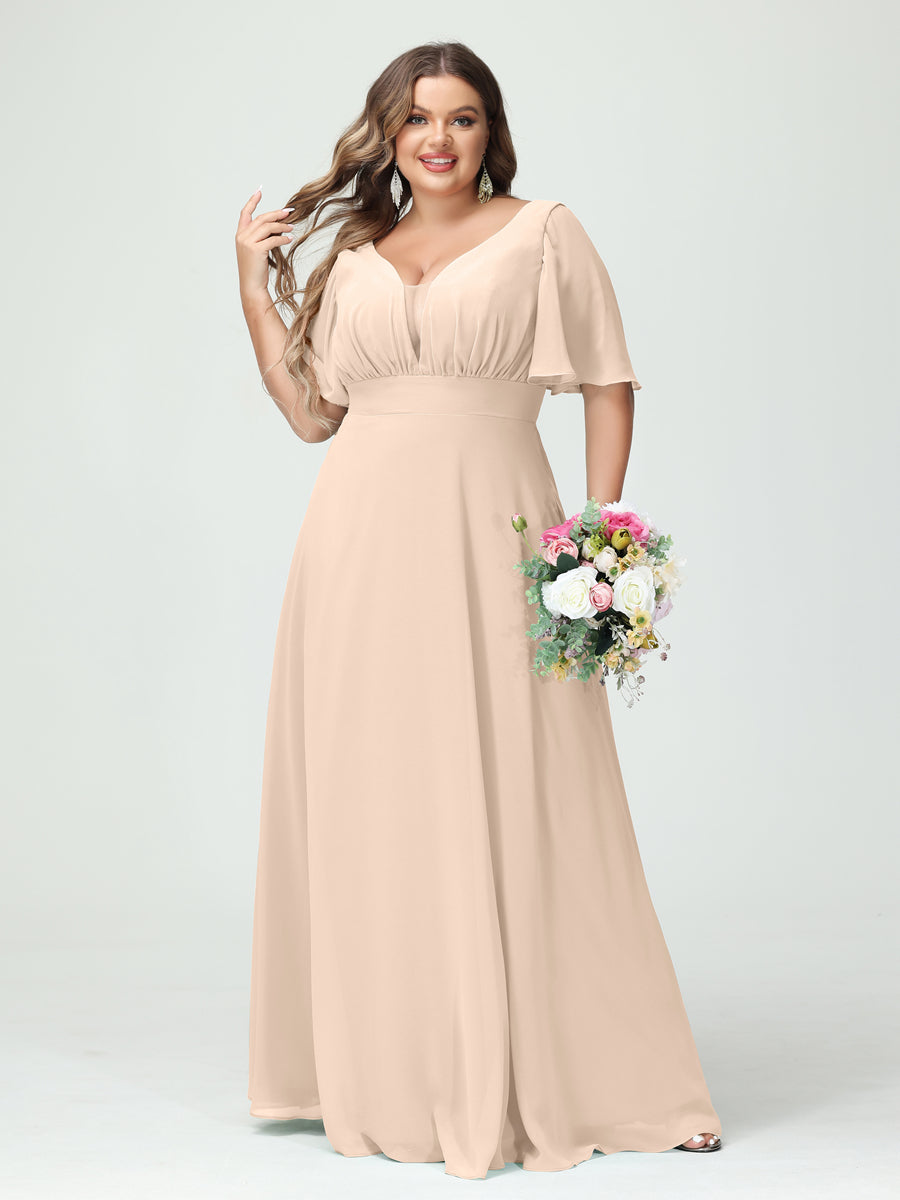 Plus size champagne evening gowns hotsell