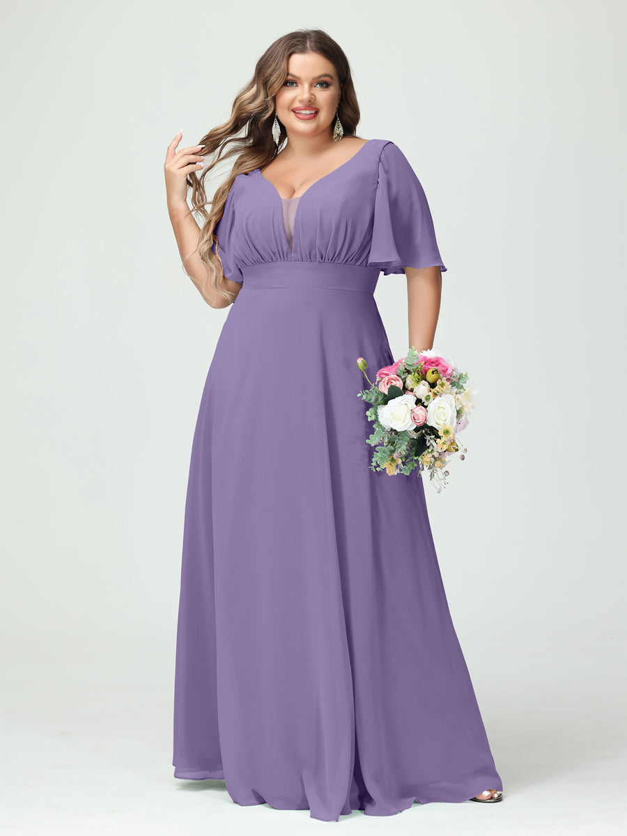 Cheap plus size lavender deals dresses