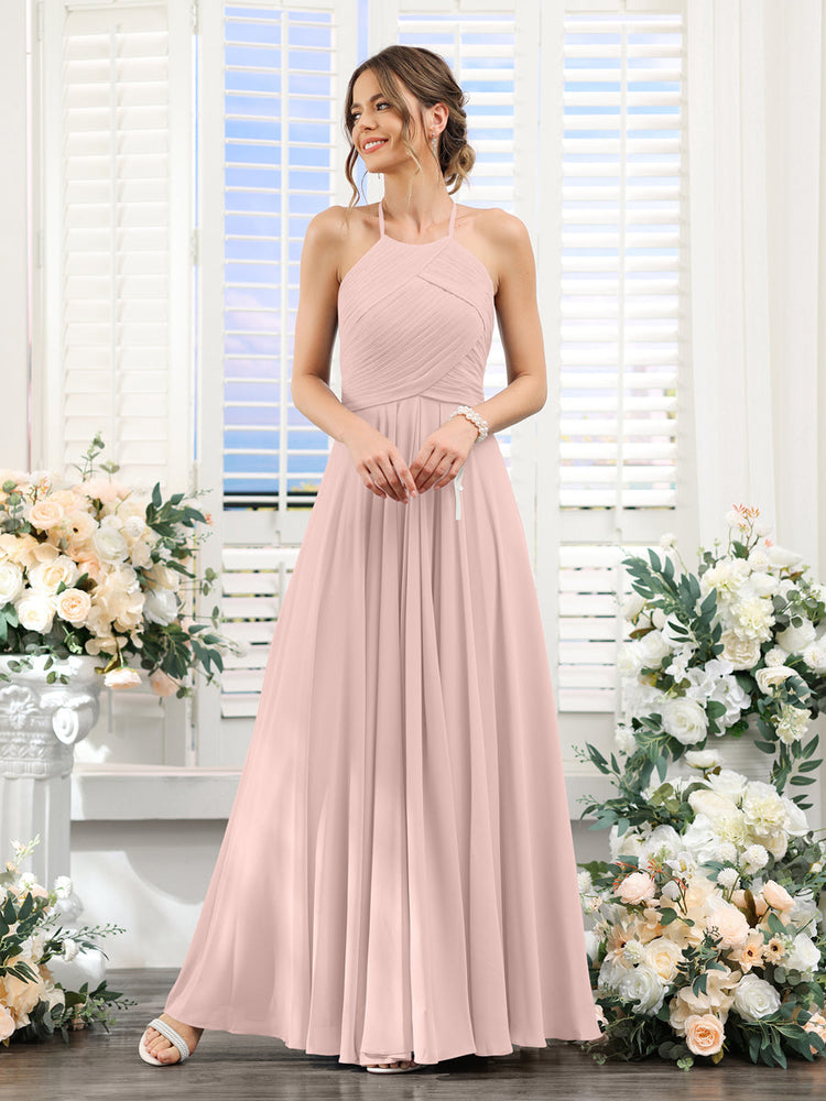 BHLDN sleeveless chiffon offers bridesmaid dress